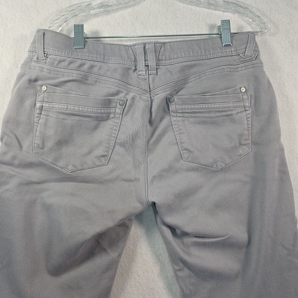 Democracy AB Solution Jeans Chino Womens Size 10 Ankle Gray Tummy Control Skinny - Picture 4 of 10